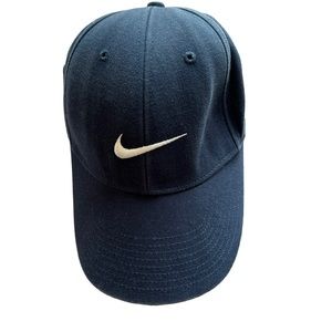 Nike Silver Tag Y2K Baseball Cap Navy